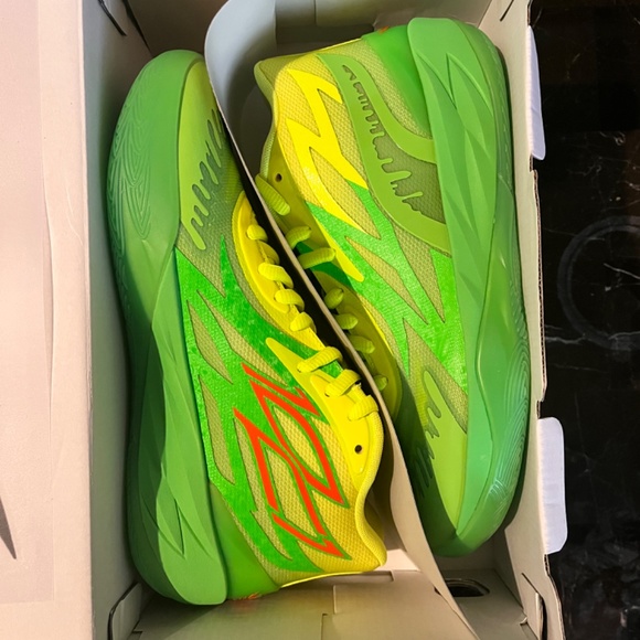 🏀 👟 Basketball Puma mb.02 Slime - Picture 4 of 5
